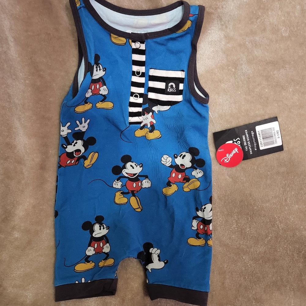 Mickey 6/12 Sleeveless Romper